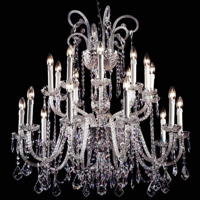 Люстра Beby Group Crystal 7150/10+10 Chrome CUT CRYSTAL Люстра Beby Group Crystal 7150/10+10 Chrome CUT CRYSTAL