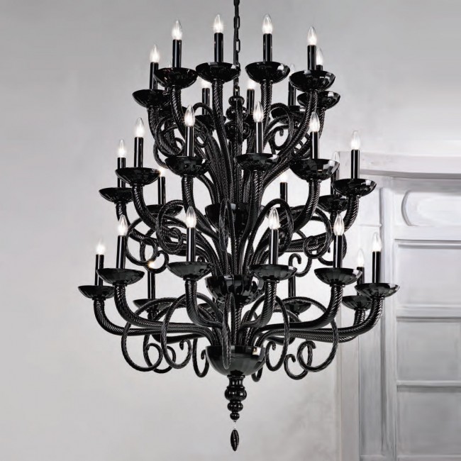 Люстра De Majo 6011 K30 060110K30 black Люстра De Majo 6011 K30 060110K30 black