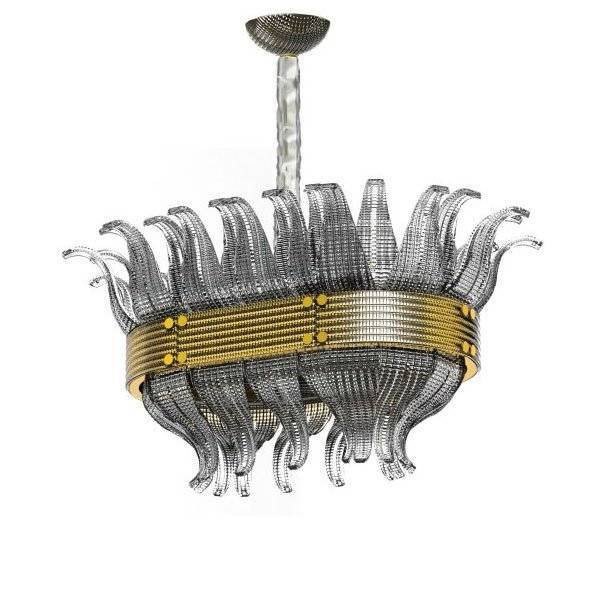 Подвесной светильник Beby Group Milano Deco 8030B02 Light gold Smoked Glass Подвесной светильник Beby Group Milano Deco 8030B02 Light gold Smoked Glass