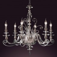 Люстра Euroluce Alicante Satin L6 Silver Люстра Euroluce Alicante Satin L6 Silver