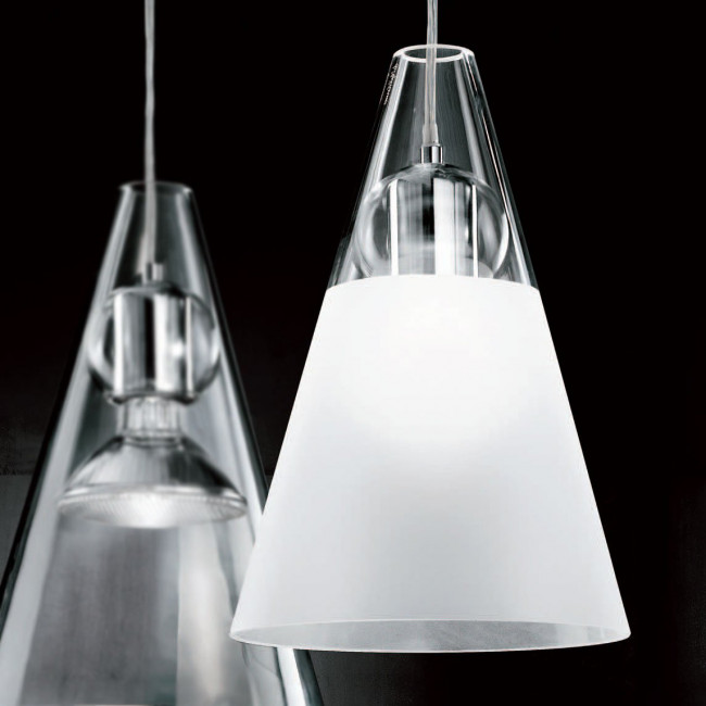 Подвесной светильник De Majo GEMMA S1 0GEMM0S-1 clear frosted+clear Подвесной светильник De Majo GEMMA S1 0GEMM0S-1 clear frosted+clear