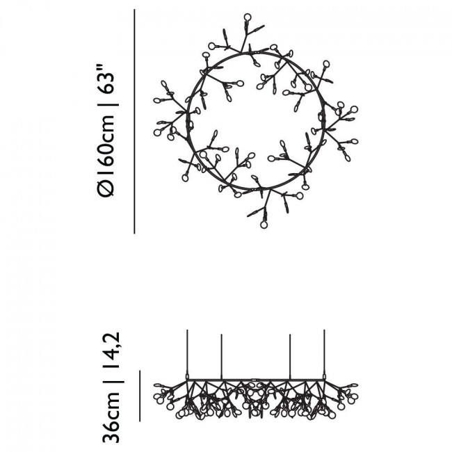 Подвесной светильник MOOOI Heracleum The Small Big O 8718282296319