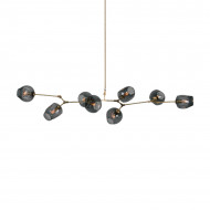 Люстра DeLight Collection Bubble 8 brass/smoky KG0579P-8 brass/smoky Люстра DeLight Collection Bubble 8 brass/smoky KG0579P-8 brass/smoky