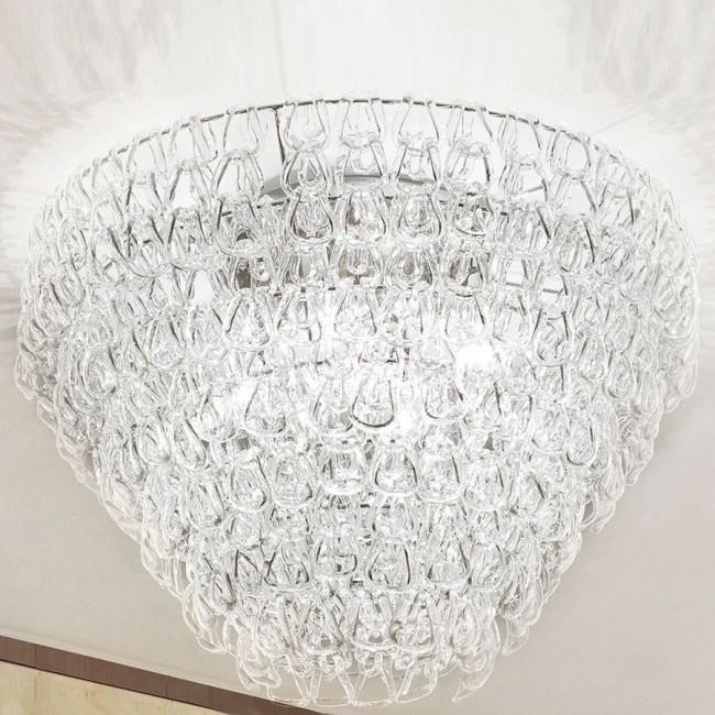 Потолочный светильник Vistosi MINIGIOGALI PL 80 E27 CR/TR CR Потолочный светильник Vistosi MINIGIOGALI PL 80 E27 CR/TR CR