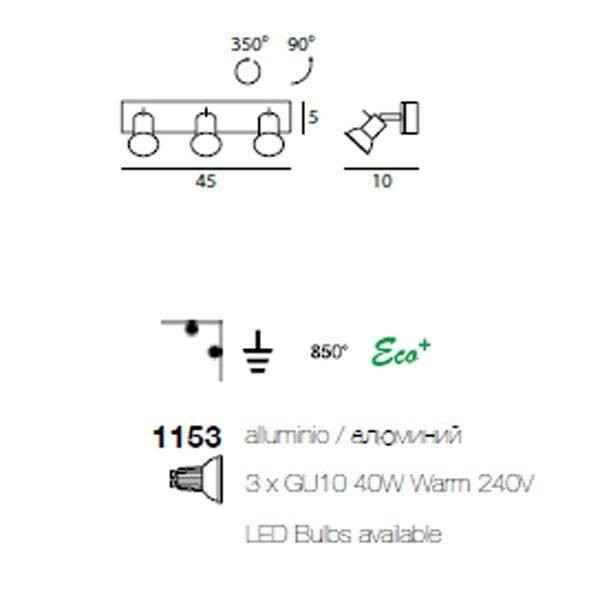 Спот (точечный светильник) Linea Light Spot collection 1153 Спот (точечный светильник) Linea Light Spot collection 1153