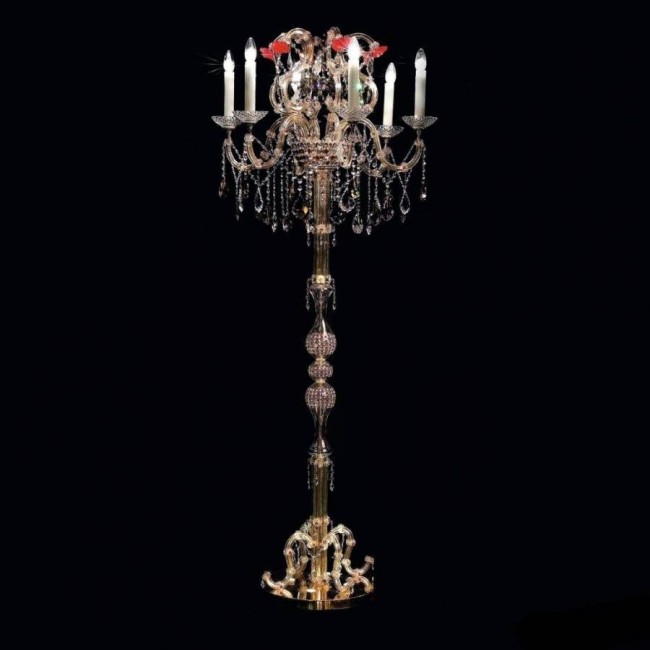 Торшер Beby Queen of Roses 9000P01 Light gold Swarovski Plaque Торшер Beby Queen of Roses 9000P01 Light gold Swarovski Plaque