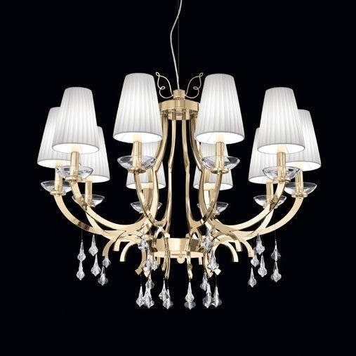 Люстра Beby Group Prestige 0180B05 Light gold 024 Trasparent Half Cut Crystal Люстра Beby Group Prestige 0180B05 Light gold 024 Trasparent Half Cut Crystal