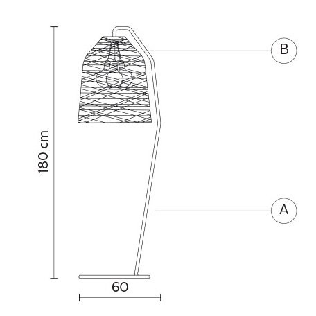 Торшер Karman Black out HP101 2B INT Торшер Karman Black out HP101 2B INT