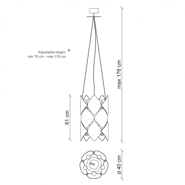 Подвесной светильник Baga Holly H12C1 Подвесной светильник Baga Holly H12C1