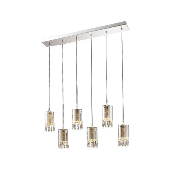 Подвесной светильник DeLight Collection Crystal Tube MD2544/6L Подвесной светильник DeLight Collection Crystal Tube MD2544/6L