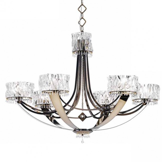 Люстра IDL Crystal blade 512/6 Black aubergine Люстра IDL Crystal blade 512/6 Black aubergine