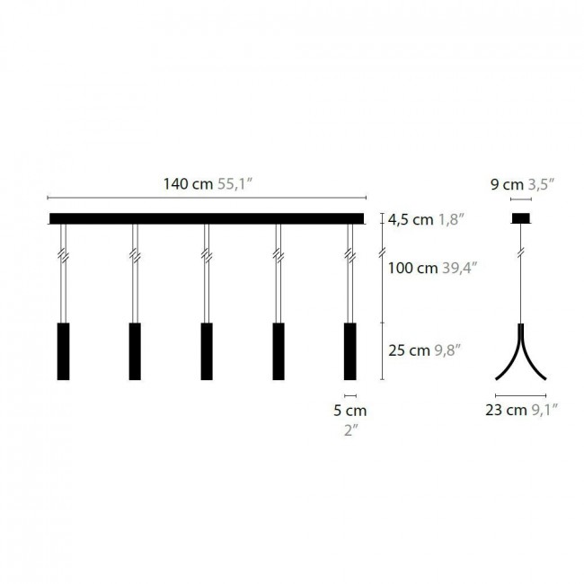 Подвесной светильник Ilfari Stream H5 13730 32 Подвесной светильник Ilfari Stream H5 13730 32