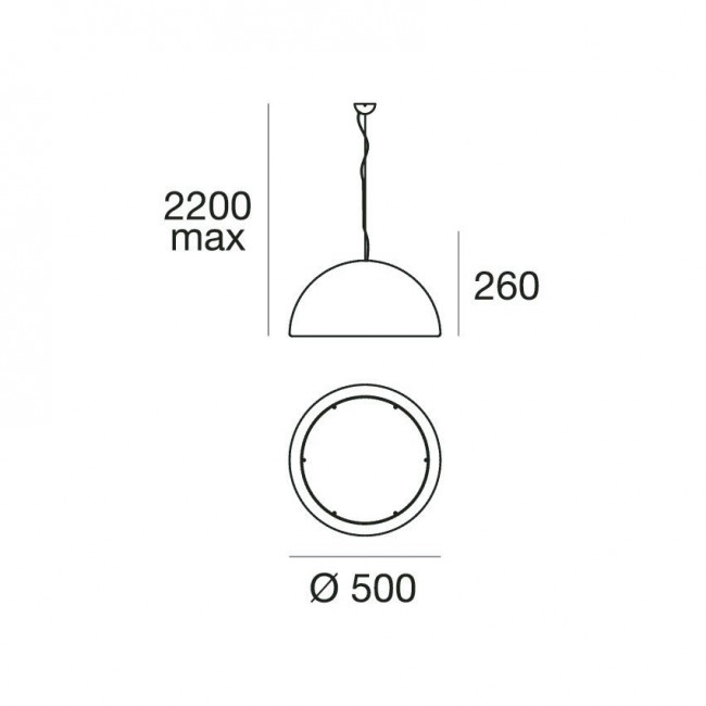 Подвесной светильник Linea Light Entourage_P1 7663