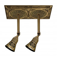 Встраиваемый спот (точечный светильник) FEDE Lighting Emporio Siena Square Two FD1065FPB Встраиваемый спот (точечный светильник) FEDE Lighting Emporio Siena Square Two FD1065FPB