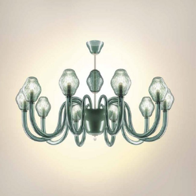 Потолочная люстра Beby Group Peonia 7701B02 Emerald Потолочная люстра Beby Group Peonia 7701B02 Emerald