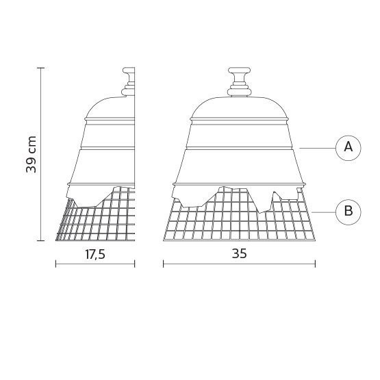Настенный светильник Karman Domenica AP102 1B INT Настенный светильник Karman Domenica AP102 1B INT