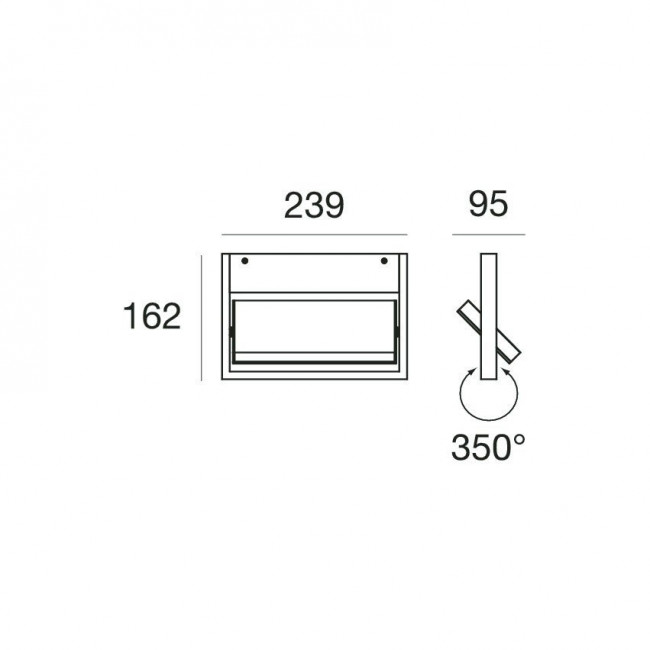 Настенный светильник Linea Light Tablet 7609 Настенный светильник Linea Light Tablet 7609