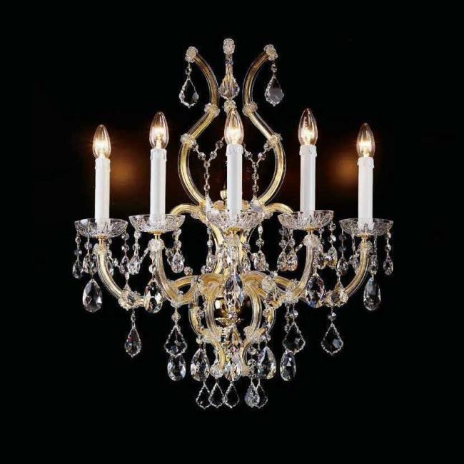 Бра Beby Group Novecento 901/5A Light gold CUT CRYSTAL Бра Beby Group Novecento 901/5A Light gold CUT CRYSTAL