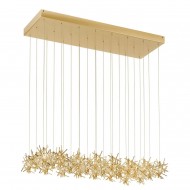 Потолочный светильник IDL Stardust 610/24 brushed matt light gold + light gold Потолочный светильник IDL Stardust 610/24 brushed matt light gold + light gold
