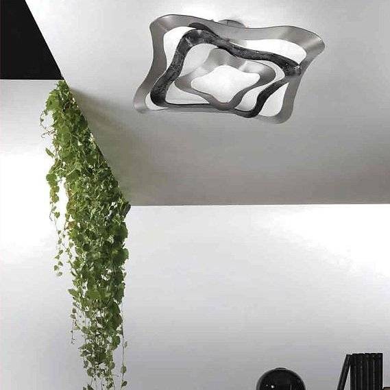 Потолочный светильник Masca Gioiello 1844/2PL Ral nero / Glass 550 Потолочный светильник Masca Gioiello 1844/2PL Ral nero / Glass 550