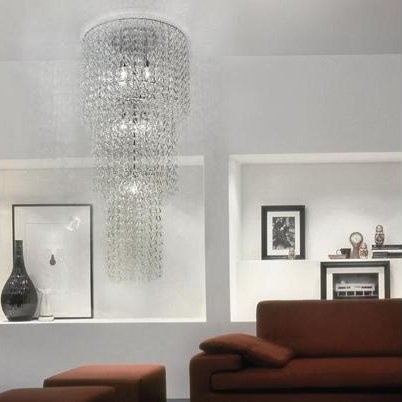 Потолочный светильник Vistosi MINIGIOGALI PL CA3 E27 CR/TR CR Потолочный светильник Vistosi MINIGIOGALI PL CA3 E27 CR/TR CR