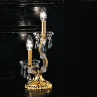 Настольная лампа Masiero Ottocento VE 940 TL2 MT Swarovski elements