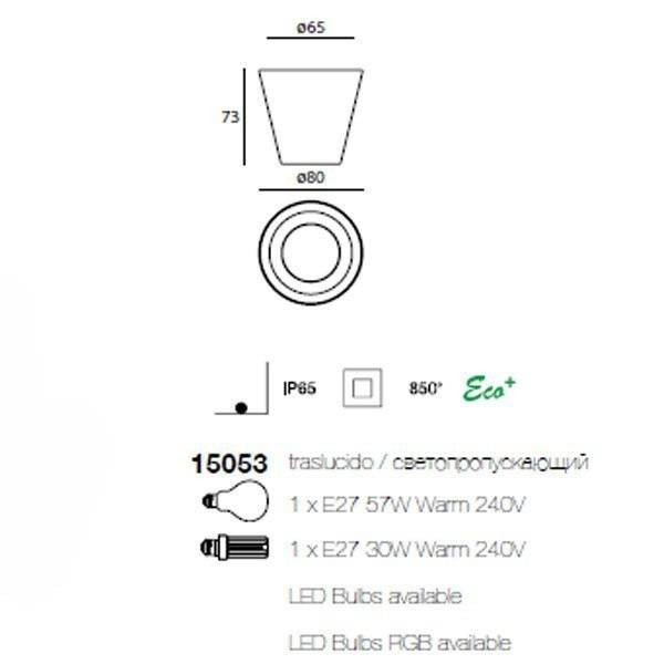 Садово-парковый фонарь Linea Light Flower 15053