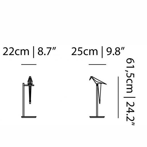 Настольная лампа MOOOI Perch light TABLE MOLPLTA