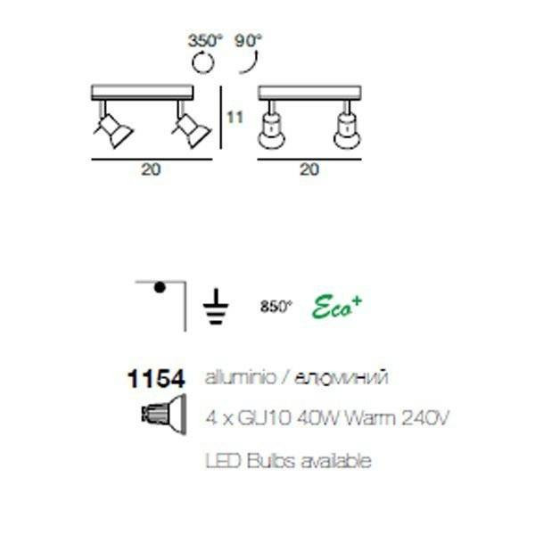 Спот (точечный светильник) Linea Light Spot collection 1154 Спот (точечный светильник) Linea Light Spot collection 1154