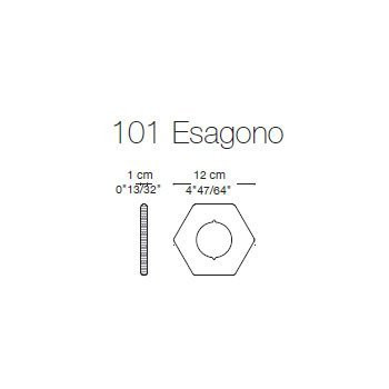 Встраиваемый спот (точечный светильник) La Murrina Spot 101 esagono YY-3L Встраиваемый спот (точечный светильник) La Murrina Spot 101 esagono YY-3L