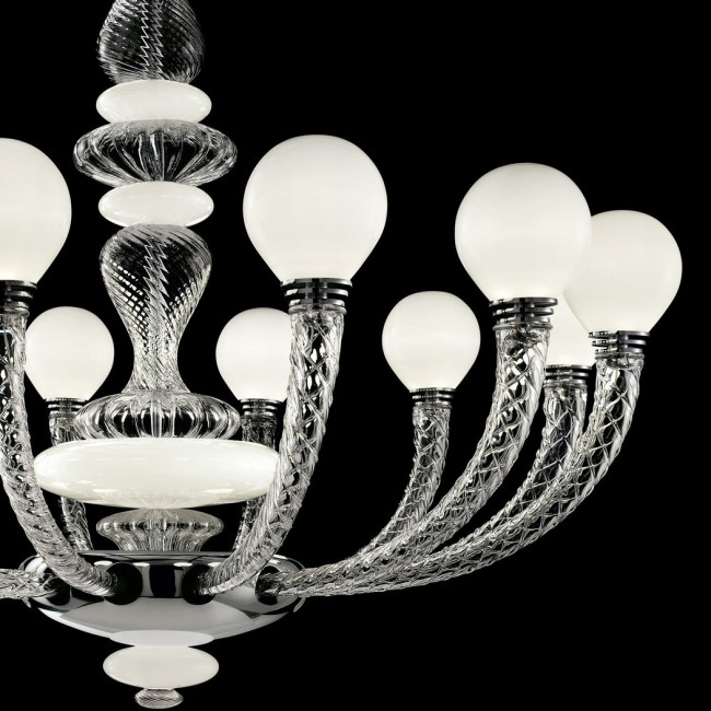Люстра Barovier&Toso Pigale 5680/12/BC Люстра Barovier&Toso Pigale 5680/12/BC