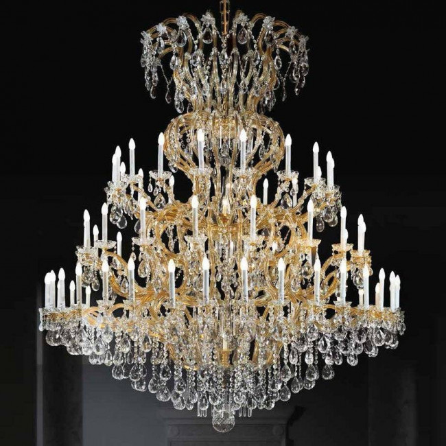 Люстра Beby Group Novecento 900/72+1 Light gold CUT CRYSTAL
