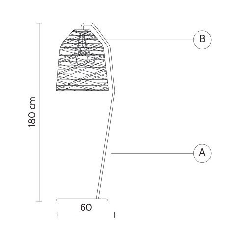 Торшер Karman Black out HP101 2T INT Торшер Karman Black out HP101 2T INT