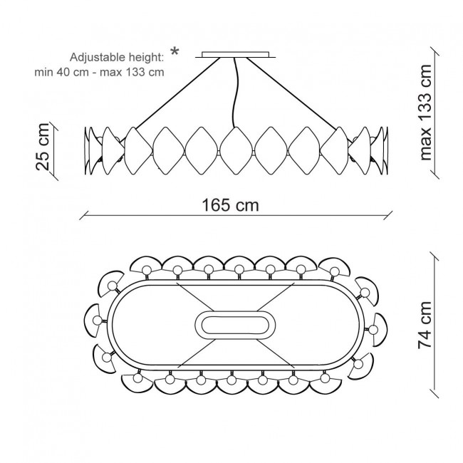 Подвесной светильник Baga Holly H13C8 Подвесной светильник Baga Holly H13C8