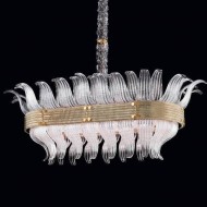 Подвесной светильник Beby Group Milano Deco 8030B03 Light gold Transparent Glass Подвесной светильник Beby Group Milano Deco 8030B03 Light gold Transparent Glass