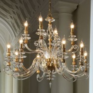 Люстра Euroluce Alicante Satin L8+4 Gold Люстра Euroluce Alicante Satin L8+4 Gold