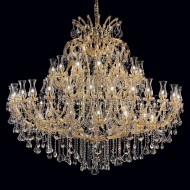 Люстра Masiero Maria Teresa VE 905 56 MT CUT CRYSTAL gold
