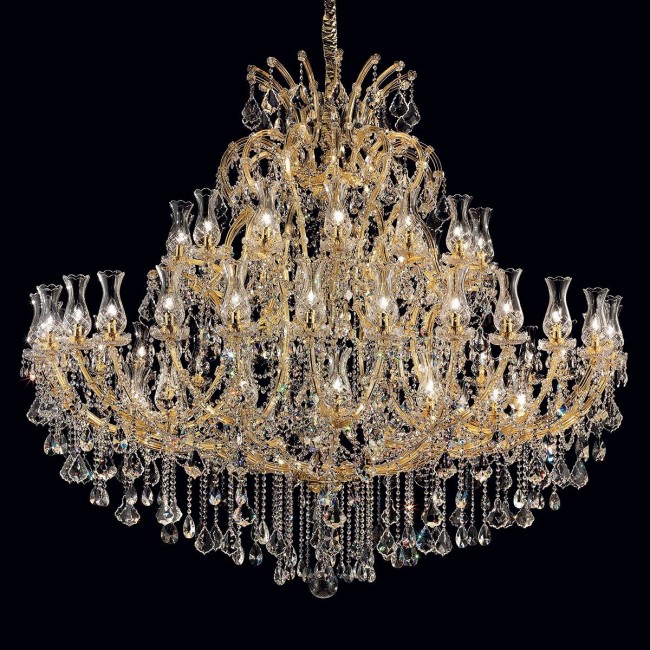Люстра Masiero Maria Teresa VE 905 56 MT CUT CRYSTAL gold Люстра Masiero Maria Teresa VE 905 56 MT CUT CRYSTAL gold