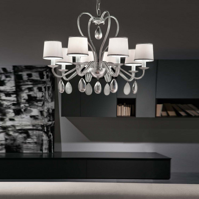 Люстра Masiero Noblesse 8 V97 / SHA-BD/14/WH