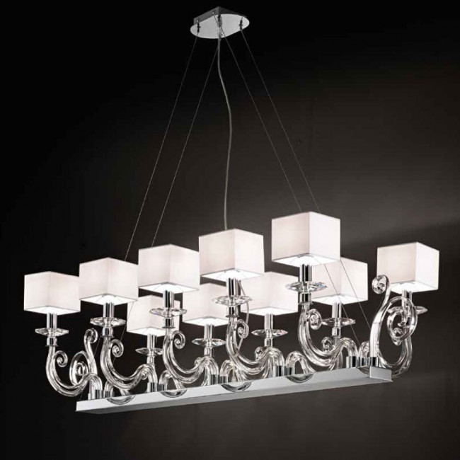 Люстра Renzo Del Ventisette Contemporary L 14451/10 CP DEC. CROMO M Люстра Renzo Del Ventisette Contemporary L 14451/10 CP DEC. CROMO M