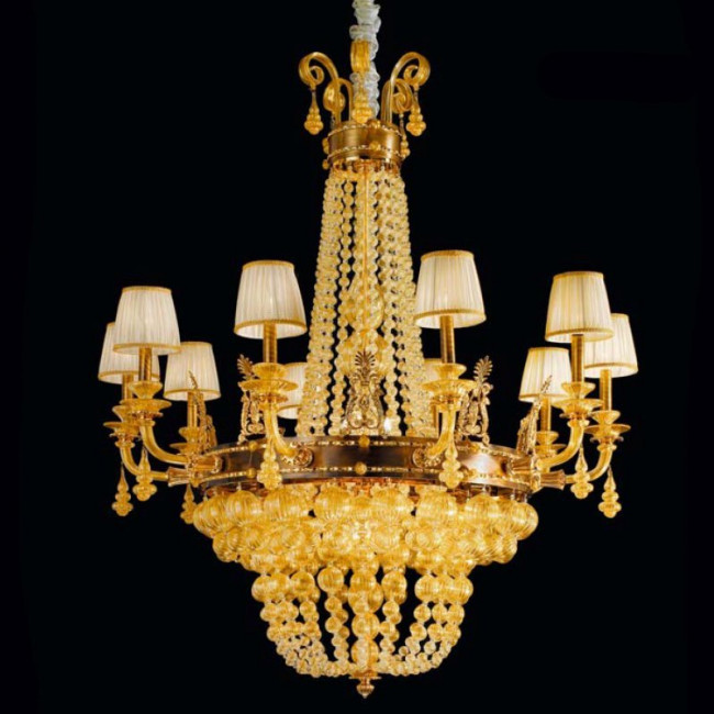 Люстра Sylcom Impero 1648/10 BRU ORO + TOP 1648 ORO