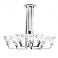 Потолочная люстра Renzo Del Ventisette Ohlala L14532/70 DEC. cromo CRISTALLO TRASPARENTE Потолочная люстра Renzo Del Ventisette Ohlala L14532/70 DEC. cromo CRISTALLO TRASPARENTE