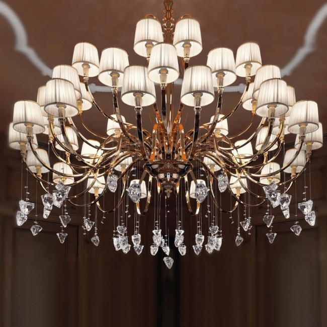 Люстра IlParalume MARINA 1740/CH40 brass Люстра IlParalume MARINA 1740/CH40 brass