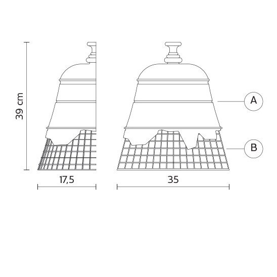 Настенный светильник Karman Domenica AP102 1O INT Настенный светильник Karman Domenica AP102 1O INT