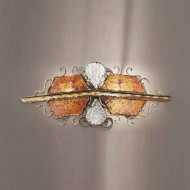 Настенный светильник MM Lampadari Deco 6741/A2 V2314 amber Настенный светильник MM Lampadari Deco 6741/A2 V2314 amber
