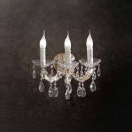 Бра Beby Group Novecento 930/3A Light gold CUT CRYSTAL