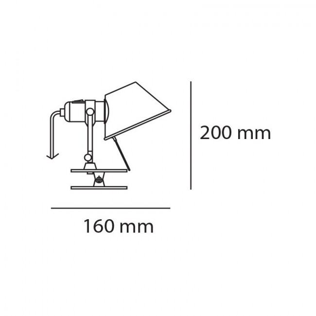 Настольная лампа Artemide Tolomeo A0438W00 Настольная лампа Artemide Tolomeo A0438W00