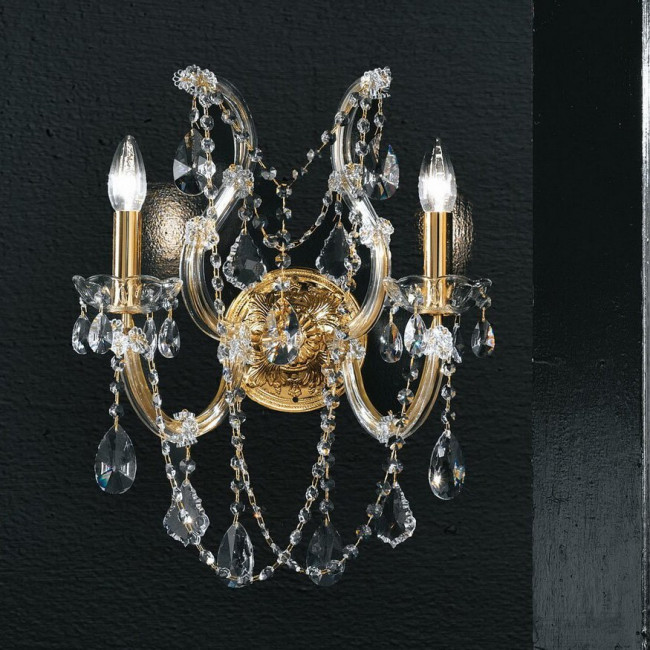 Бра Masiero Ottocento VE 938 A2 MT Swarovski elements Бра Masiero Ottocento VE 938 A2 MT Swarovski elements