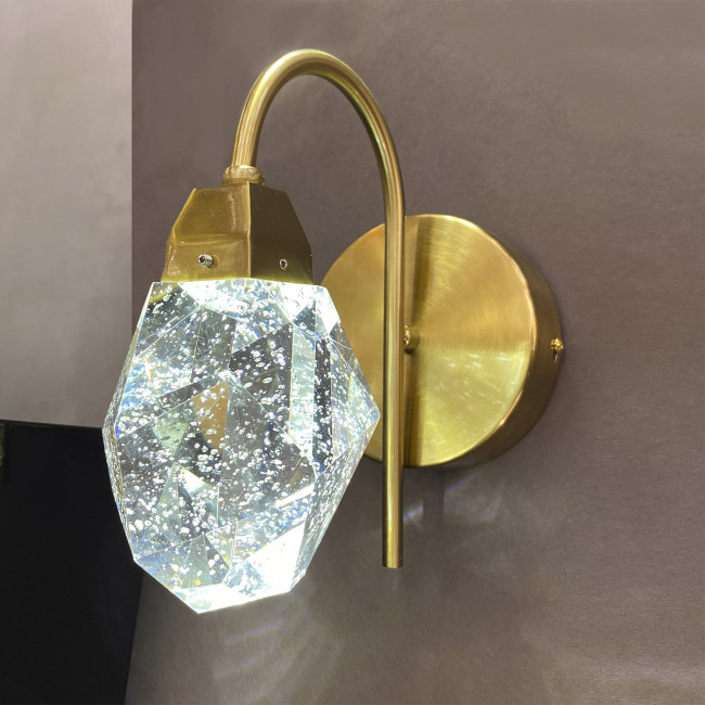 Настенный светильник DeLight Collection Crystal Rock MD-020B-wall gold