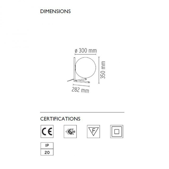 Настольная лампа Flos IC Lights IC T2 Chrome F3172057 Настольная лампа Flos IC Lights IC T2 Chrome F3172057